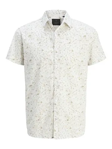 Jack & Jones JPRBLASUMMER PRINT S/S SHIRT SN Hvid