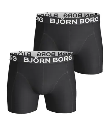 Björn Borg 2p SHORTS NOOS SOLIDS Sort