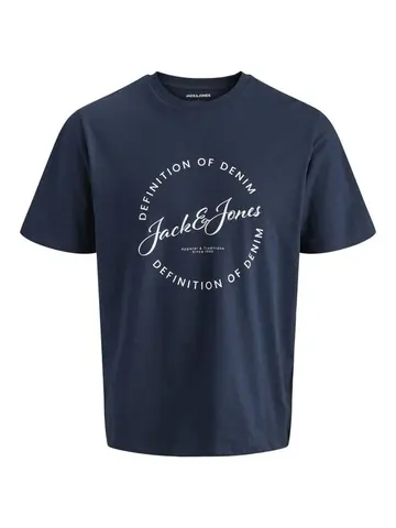 Jack & Jones JJGRAYSON TEE SS CREW NECK Blå