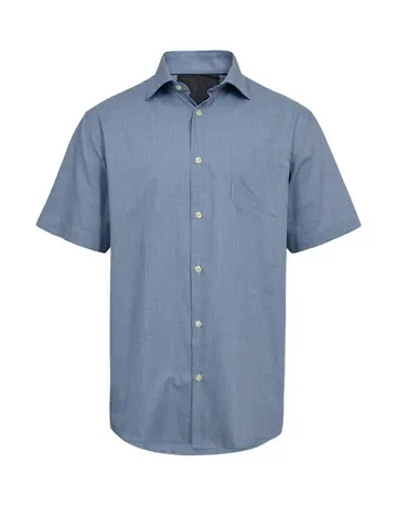Garant Reg. fit s/s shirt Blå