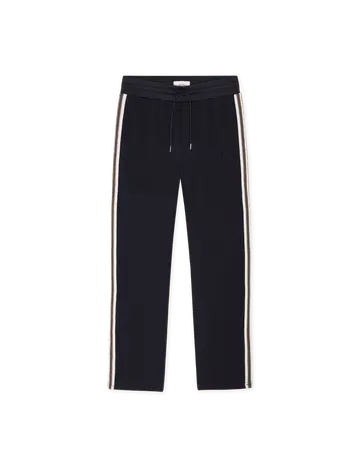 Les Deux Signature Rib Tape Track Pants 