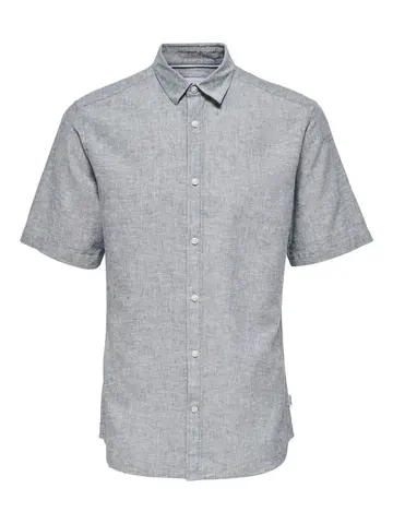 Only & Sons ONSCAIDEN SS SOLID LINEN SHIRT NOOS 