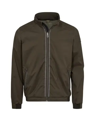 Black Blue Regular fitted jacket 