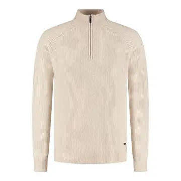 Born With Appetite KYLE HALFZIP beige