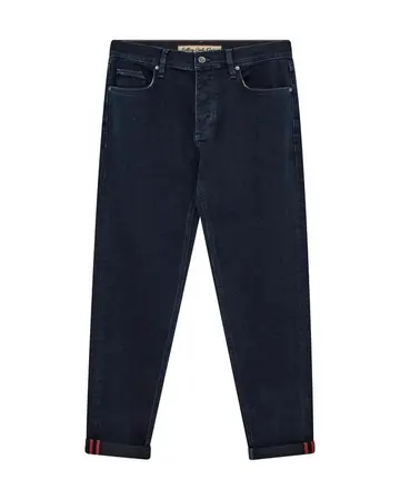 Mos Mosh MMGAndrew Blue Black Jeans Blå