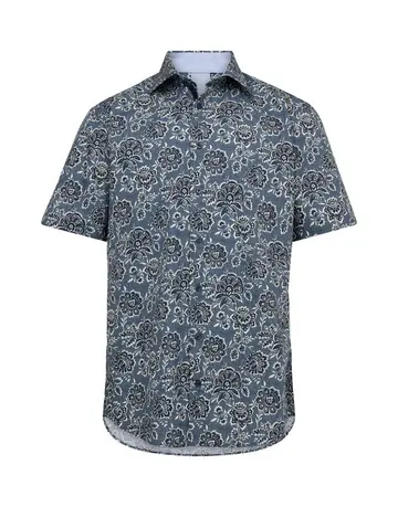 Garant Modern fit s/s shirt Navy
