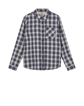 Mos Mosh MMGDavid Spring Check Shirt Blå
