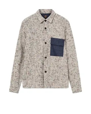 Mos Mosh MMGWilson Nep Overshirt Hvid