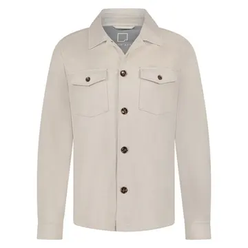 Born With Appetite DUSTIN SHIRTJACKET creme