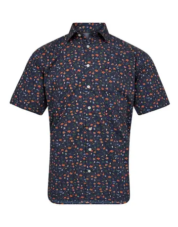 Thomas Regency s/s shirt regular fit Navy