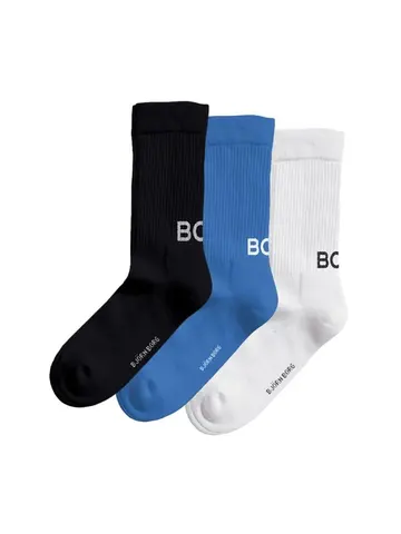 Björn Borg CLASSIC POLYAMIDE CREW SOCK 3p, MULTIPACK 1 Multi