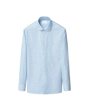 ETON Floral Signature Poplin Shirt 