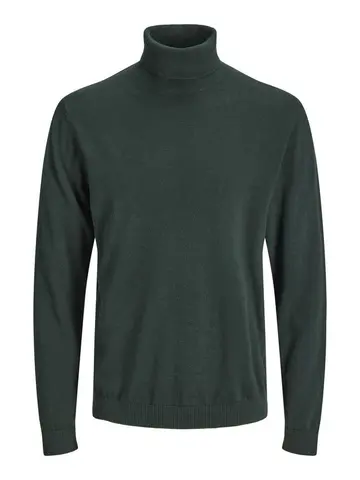 Jack & Jones JJEBASIC KNIT ROLL NECK NOOS Grøn