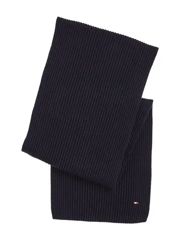 Tommy Hilfiger ESSENTIAL FLAG KNITTED SCARF Blå