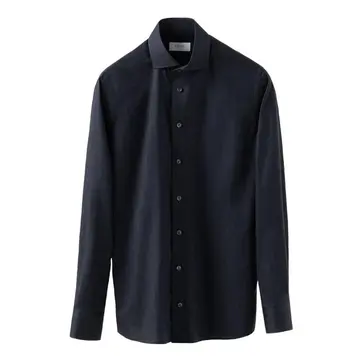 ETON Herringbone Wrinkle Free Flannel Shirt 