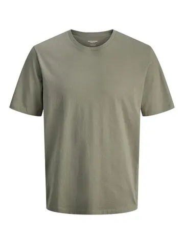 Jack & Jones JJEORGANIC BASIC TEE SS O-NECK Grå