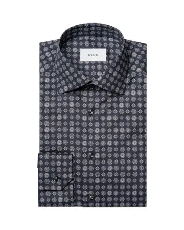 ETON Geometric Signature Twill Shirt 