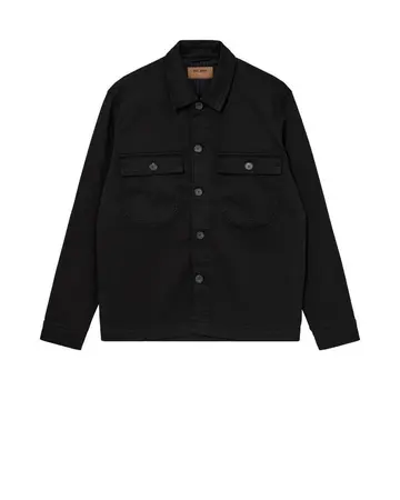 Mos Mosh MMGMatteo Soft Overshirt Sort
