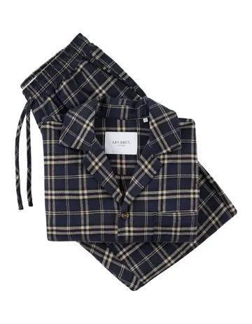 Les Deux Ludwig Flannel Pyjama Shirt & Pants 