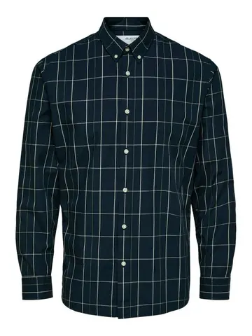 SELECTED SLHSLIMTHEO SHIRT LS NOOS Blå