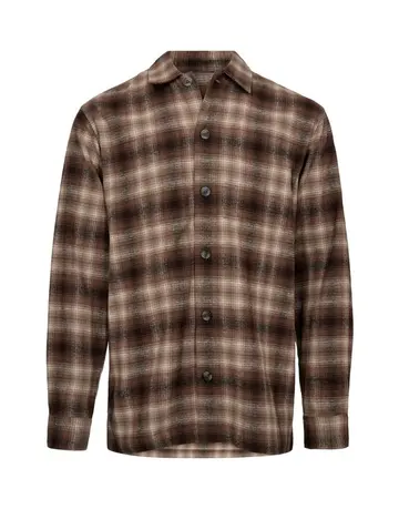 Garant Casual Mens shirt regular fit Brun
