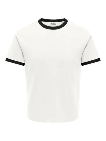 Only & Sons ONSWILLO REG SS TEE NOOS Hvid