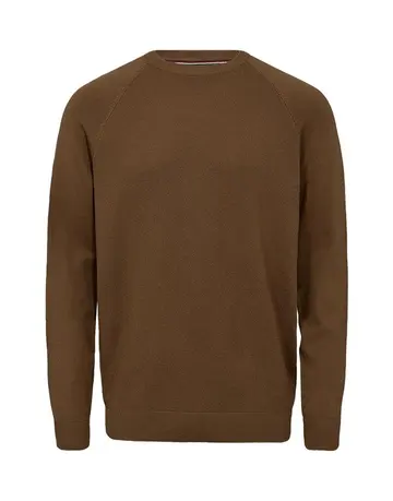 Thomas Regency O-neck regular fit Brun