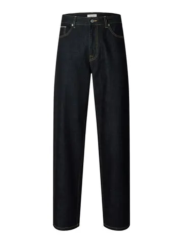 SELECTED SLM220-LOOSE BEN SELVEDGE 804 DB JE Blå