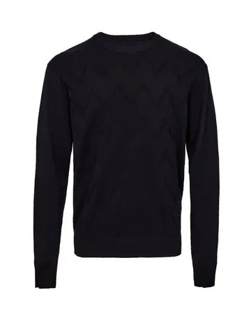 Thomas Regency Mens knit regular fit Mørk navy
