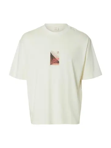 SELECTED SLHRELAXASPEN SS O-NECK TEE HOTEL A 