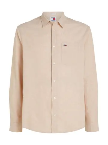 Tommy Jeans TJM REG LINEN BLEND SHIRT 