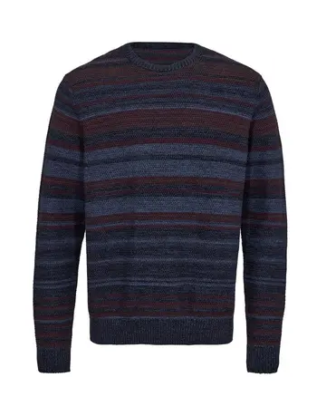 Black Blue O-neck regular fit 