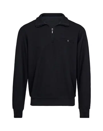 Garant Half Zip strik Navy
