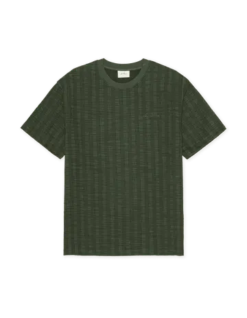 Les Deux Stripe Jacquard T-Shirt 