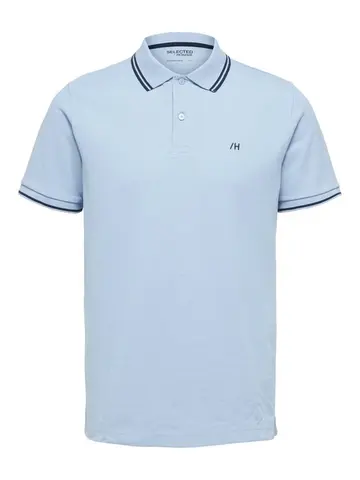 SELECTED SLHDANTE SPORT SS POLO NOOS Blå
