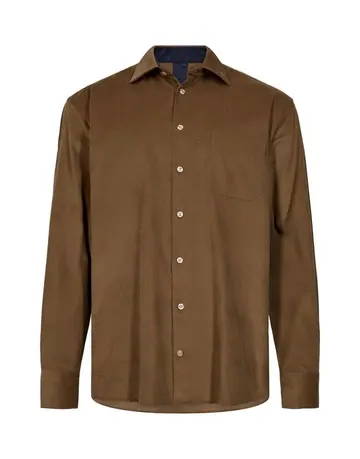 GARANT CASUAL REG. FIT SHIRT L/S Brun
