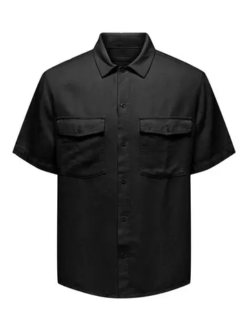 Only & Sons ONSKARI SS SHIRT VISC LIN 0075 CS 