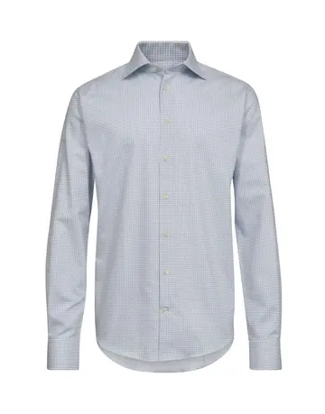 Garant Signatur Mens shirt l/s modern fit Lysblå