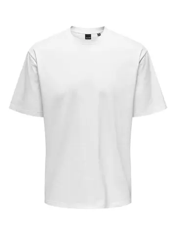 Only & Sons ONSFRED RLX SS TEE NOOS Hvid