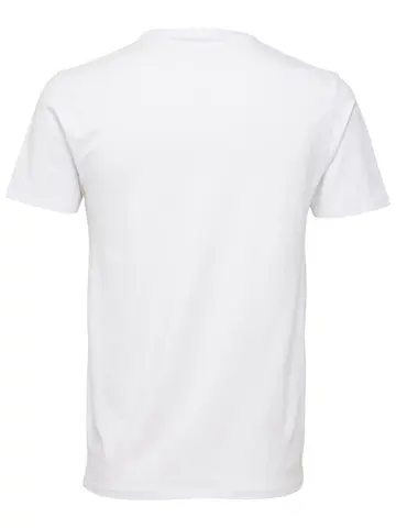 SELECTED SLHNEWPIMA SS V-NECK TEE B NOO Hvid