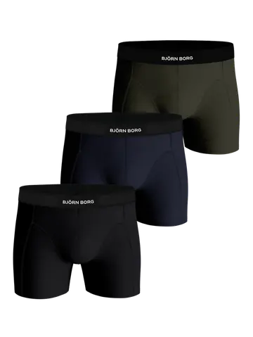 Björn Borg ORGANIC COTTON STRETCH BOXER 3p, MULTIPACK 4 Multi