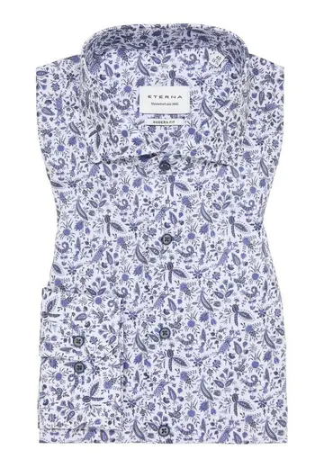 ETERNA shirt 2235 X17V Blå