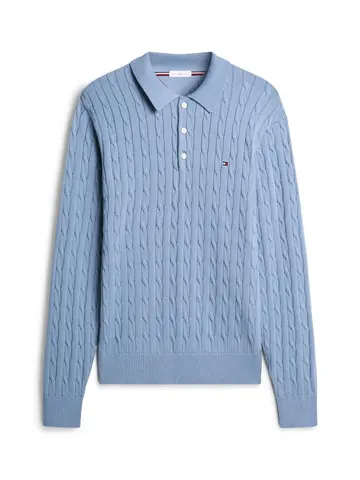 Tommy Hilfiger CLASSIC COTTON CABLE LS POLO 