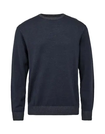 Black Blue O-neck regular fit 