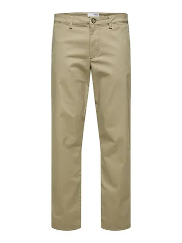 SELECTED SLH196-STRAIGHT-NEW MILES FLEX PANT Grå