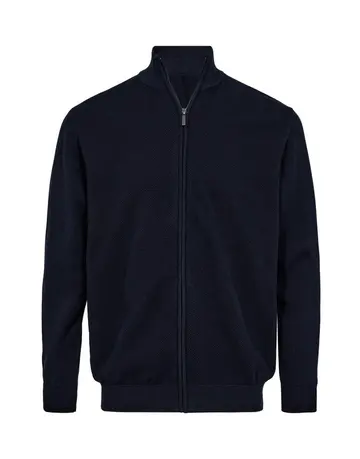 Black Blue Full zip cardigan 