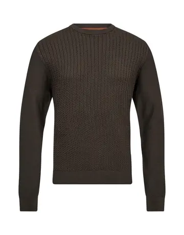 Garant O-neck modern fit Mørkgrøn