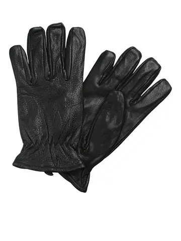 Jack & Jones JACROPER LEATHER GLOVE LN Sort