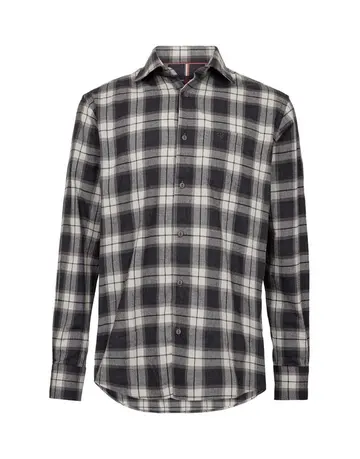 Thomas Regency Flannel shirt regular fit Mørkgrå