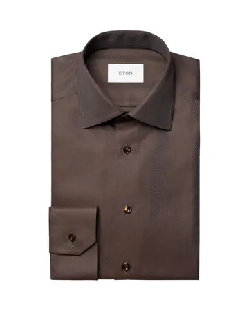 ETON Herringbone Signature Twill Shirt 
